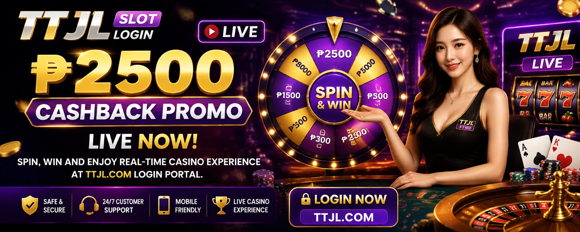 Live casino showcase